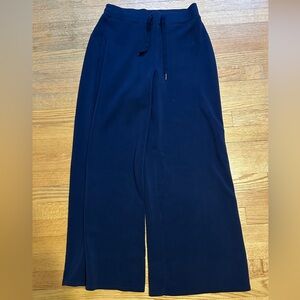 Spanx Wide Leg Navy Sweatpants